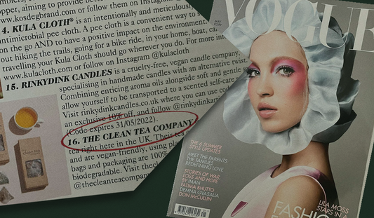 The Clean Tea Company Featured in Vogue May 22